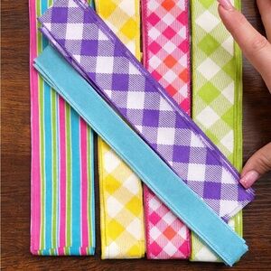 Spring Wired Ribbon 12 Yrd Bundle